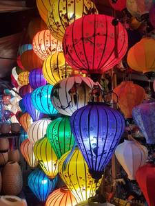 Hoi an Silk Lantern Festival <b>Decoration</b> Bamboo Silk Lantern From Vietnam / <b>Halloween</b> Lantern / Christmas Lantern - Product Image 2