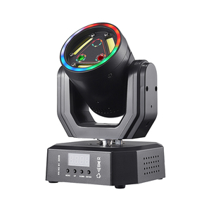 Hot bán DMX512 RGBW <span class=keywords><strong>Led</strong></span> Mini di chuyển đầu laser & Strobe ánh sáng sân khấu nhẫn cho Disco KTV Đảng thanh giáng sinh chiếu sáng - Product Image 1