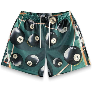 Pantalones Cortos Deportivos para Hombre, Estilo 2026, Tejidos en Poliéster/Algodón, Transpirables, de Secado Rápido, Impermeables, Personalizables - Product Image 1