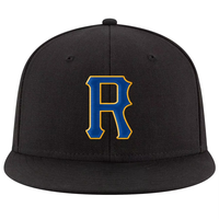 Casquette de baseball en toile 100 % coton de haute qualité à 6 panneaux, visière plate, dos fermé, fermeture snapback, respirante, imperméable, personnalisable, unisexe, tendance