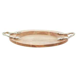 Gran oferta, bandeja de servidor de desayuno usada multiusos, servicio de catering para bodas y eventos, tendencia superior, mango de acabado brillante - Product Image 4