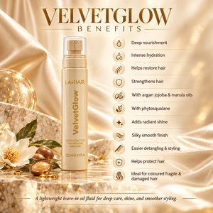 LAvHAIR VelvetGlow: aceite fluido sin enjuague para un cuidado capilar intensivo - Product Image 2