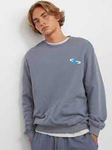 Sweat à capuche manches longues de haute qualité pour hommes Sweat-shirt à col rond en coton mélangé respirant pour l'hiver - Product Image 4