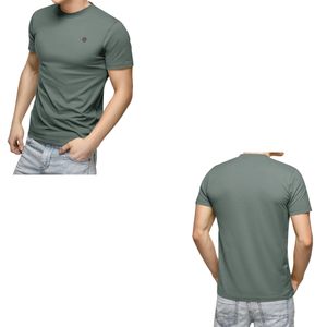 T-shirt pour homme 100% coton de qualité supérieure résistant aux UV col rond avec manches courtes T-Clothing confortable - Product Image 3