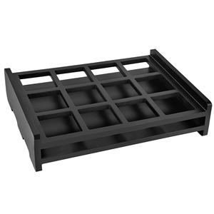 Support en verre en bois avec support en verre 6 pièces avec support pour taille personnalisée et forme ronde et Offre Spéciale - Product Image 6