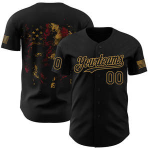 Maillot de baseball en gros nom et numéro personnalisés fermeture boutonnée en tissu respirant conception confortable pour un usage quotidien - Product Image 4