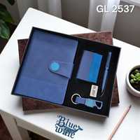 Set de Regalo de Cuaderno 4 en 1 de Lujo con Logotipo Personalizado para Empresas, Producto Promocional Corporativo, Material de Oficina para Pequeñas Empresas