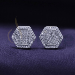 Lujo IGI certificado estilo clásico joyería de mujer laboratorio redondo diamante Stud pendientes joyería fina pendientes para compromiso de boda - Product Image 1