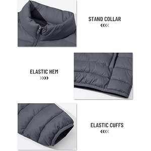 Chaqueta Acolchada Ligera Personalizada para Hombre, Corte Holgado, Resistente al Agua, Abrigo Acolchado, Aislamiento Térmico, Fabricante OEM, Proveedor Mayorista - Product Image 5
