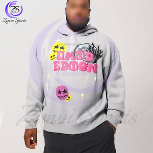 Pull confortable Style bonne vente vêtements d'extérieur pour adultes Style le plus récent personnalisé nouveauté vêtements d'hiver sweats à capuche d'impression bouffante - Product Image 1