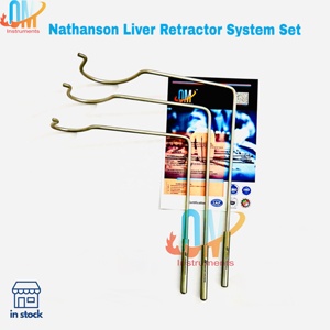 ชุดเครื่องมือถ่างอวัยวะตับผ่านกล้องผ่าตัดแบบส่องกล้อง Nathanson คุณภาพสูง ผลิตจากเหล็กกล้าผ่าตัดเกรดพรีเมียม รุ่น OMI-ENT-0042 ได้รับการรับรองมาตรฐาน ISO/CE ใช้ซ้ำได้ | - Product Image 4