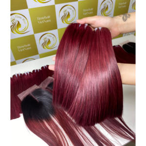 Perruque de Cheveux Humains Vierges Vietnamiens avec Fermeture Frontale de Toutes les Couleurs pour Cuticules de Haute Qualité - Product Image 5