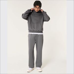 Sudadera con Capucha Gris Jaspeado de la Mejor Calidad, Diseños Personalizados Impresos, Invierno, Unisex, Casual, Sólida, Gruesa, Transpirable, Antibacteriana - Product Image 3