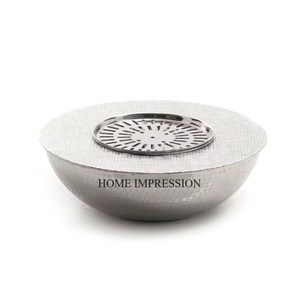 เครื่องทำความร้อนโลหะอัลลาห์ทนทานสีเงินทรงกลมสำหรับโรงแรมและร้านอาหารอุปกรณ์เครื่องครัวสำหรับงานหนัก - Product Image 4