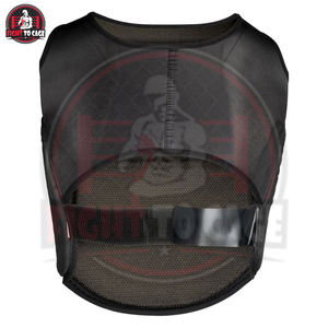 Protège-poitrine de boxe rouge de haute qualité, équipement de protection durable pour l'entraînement au MMA, au kickboxing et aux arts martiaux, PVC, toutes saisons - Product Image 3