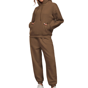 ชุดวอร์มมีฮู้ดแขนยาวสำหรับผู้หญิง กำลังเป็นที่นิยม รับสกรีนลายตามสั่ง ลายเรียบ สไตล์ลำลอง ใส่ได้สองด้าน เป็นมิตรกับสิ่งแวดล้อม เสื้อผ้าแนวสตรีท - Product Image 3