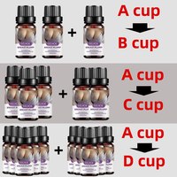 Sérum et Crème d'Augmentation Mammaire à l'Huile de Rose, Huile Essentielle de Soin Massage pour Agrandissement des Fesses, Croissance du Buste, Raffermissement et Volume de la Poitrine