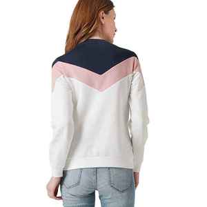Sudadera lisa con cuello redondo de nuevo diseño, sudadera con logotipo personalizado para mujer, sudadera de gran tamaño de alta calidad para mujer - Product Image 4