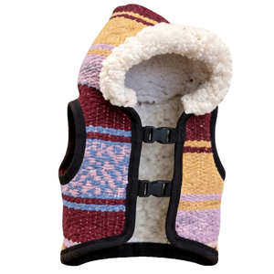 Gilet d'hiver classique léger pour chien avec doublure en Sherpa et polaire, design durable et ajustable - Fournisseur OEM en gros - Product Image 2