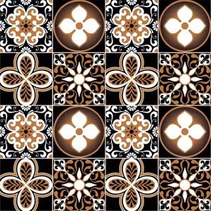 Carreaux de sol en céramique vitrifiée de qualité supérieure 40x40cm, design marocain antidérapant pour salle de bain et parking 400x400mm. - Product Image 4