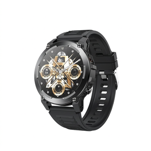 Montre connectée Sower avec écran IPS de 1,52 pouce, Bluetooth, fréquence cardiaque, pression artérielle, boussole, suivi de la forme physique, montre de sport unisexe - Product Image 1