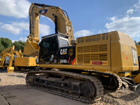 Excavatrice Caterpillar CAT349D2L d'occasion à bas prix, 38 tonnes, haute qualité, avec moteur, boîte de vitesses, pompe et roulement, modèle 2010, à vendre
