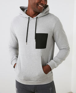 OEM Streetwear Top Men Women Hoodie No <b>String</b> Wholesale Custom Full Print Casual Raw Hem Men's Couple Hoodies Unisex 2 Piece Set - Product Image 5