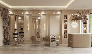 Miroir de Salon LED Double Face Moderne Pleine Longueur pour Coiffure, Vitrine de Beauté en Verre, Écologique, Portable, Commercial, Facile à Utiliser - Product Image 3