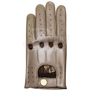 Gants de conduite à la mode simple Gants de conduite en cuir de qualité supérieure de meilleure qualité pour la vente en ligne - Product Image 4