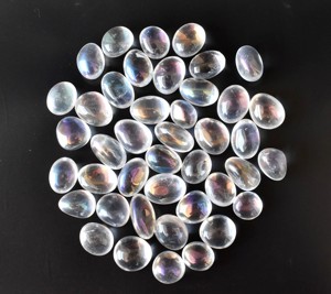 Pierres de quartz arc-en-ciel Aura de qualité supérieure, 1 kg, pierres roulées pour la décoration et la méditation. - Product Image 6