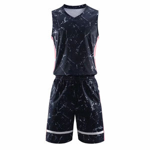 Nouveau maillot de basket-ball d'été, couleur personnalisée et kit d'équipe, respirant, séchage rapide, unisexe, 100% polyester - Product Image 1