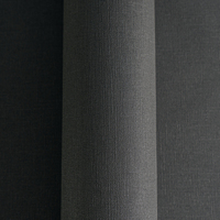 Papier peint damassé fabriqué en Allemagne, rouleaux noirs, non tissé, vinyle, structure textile, résistant à l'abrasion, usage domestique, 10,05 x 0,53