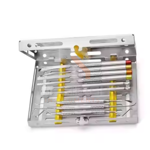 Kit de 10 Piezas de Instrumentos de Cirugía Dental para Implantes, Accionados por Electricidad, para Estudiantes de Odontología, de Acero Inoxidable, Ergonómicos, de SurgiRight - Product Image 1