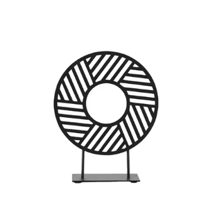 รูปปั้นตกแต่งบ้านทำด้วยมืออลูมิเนียมสำเร็จรูปโลหะทองของดีไซน์เนอร์สำหรับตกแต่งโต๊ะงานฝีมือที่มีความต้องการสูงทำด้วยมือ - Product Image 4