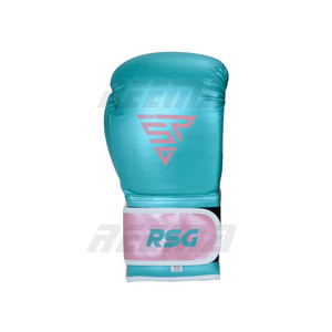 RSG DX cuir synthétique femmes femme Machine moule crochet boucle sangle poignet stabilité supplémentaire Protection du pouce 8oz 10oz gants de boxe - Product Image 2