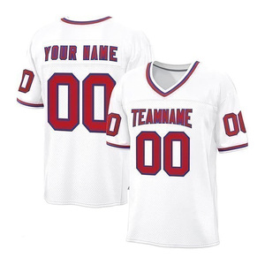 เสื้ออเมริกันฟุตบอลแขนสั้นเสื้อออกแบบได้ตามต้องการสำหรับกีฬากลางแจ้ง - Product Image 5