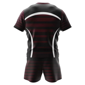 2022 meilleure qualité Polyester sport porte Rugby Jersey hommes uniformes ensemble complet Sublimation Rugby uniforme personnalisé - Product Image 6