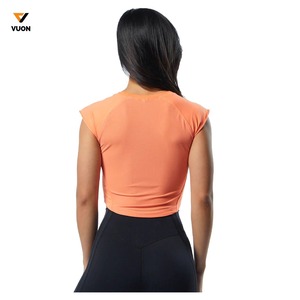 Custom Logo Lightweight Screen Printed Gym Clothing Sexy Yoga Breathable Sports Wear <b>Tank</b> <b>Top</b> Workout Women Yoga Fitness <b>Top</b> - Product Image 5