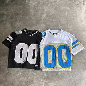 Camisetas de fútbol de malla deportiva suelta estilo retro colección de verano al por mayor con servicio OEM de corte automatizado - Product Image 5