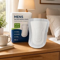 Protège-draps absorbant jetable pour incontinence masculine XL avec barrière anti-fuites