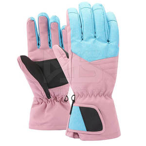 Hot Selling High Quality Leather Ski <b>Gloves</b> with Customized Logo New Style Winter Sports Gear in Wholesale - Product Image 1