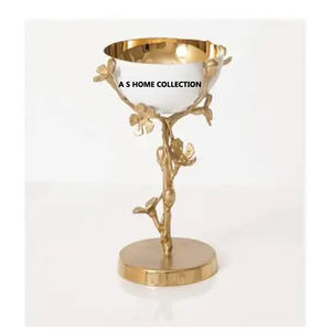 2024 Latest Custom Metal Handicraft Brass New Design Elegant <b>Tree</b> Stand Luxury <b>Golden</b> Arabic Incense burner - Product Image 6