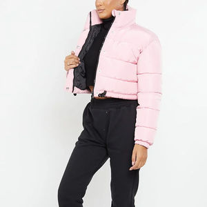 Veste matelassée pour femme, design simple, imperméable, respirante, coupe-vent, avec doublure en nylon/polyester, pour un usage décontracté en hiver - Product Image 3