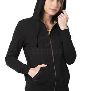 Pull à capuche personnalisé de haute qualité pour femmes tricoté tenue décontracté avant grande taille veste à capuche d'hiver vente en ligne - Product Image 3