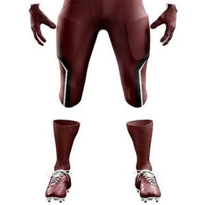 Uniforme de fútbol americano de secado rápido transpirable con logotipo y diseño personalizados de calidad superior OEM que absorbe la humedad para adultos y jóvenes - Product Image 6