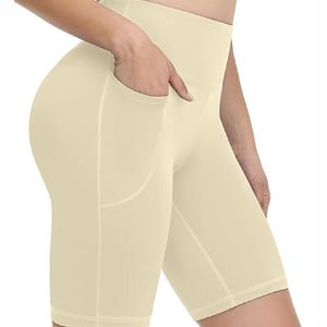 Nouveau 2025 Exigible Prix bon marché Ensemble de yoga sans couture pour femmes Shorts Leggings OEM, sans couture, short taille haute avec poches - Product Image 3
