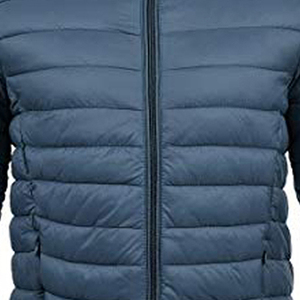 Veste matelassée pour homme fabriquée en usine certifiée, fabricant de vêtements écologiques - Product Image 2