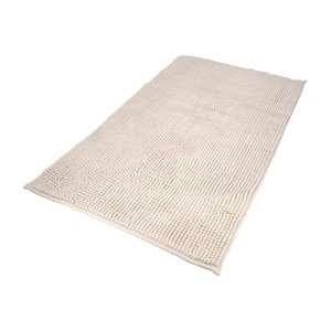 Tappetino da Bagno in Poliestere Chenille 50x80 cm Marrone. - Product Image 1