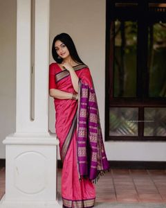 ผ้าแจ็คการ์ด pallu สวยดีไซเนอร์ล่าสุดใช้ได้ทั่วส่าหรี - Product Image 3