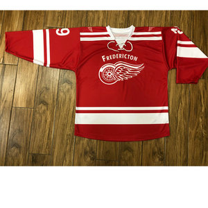 Nouveau maillot de hockey sur glace unisexe sur mesure taille adulte 2023, haute qualité, 100% polyester, respirant, léger, séchage rapide, manches longues - Product Image 5